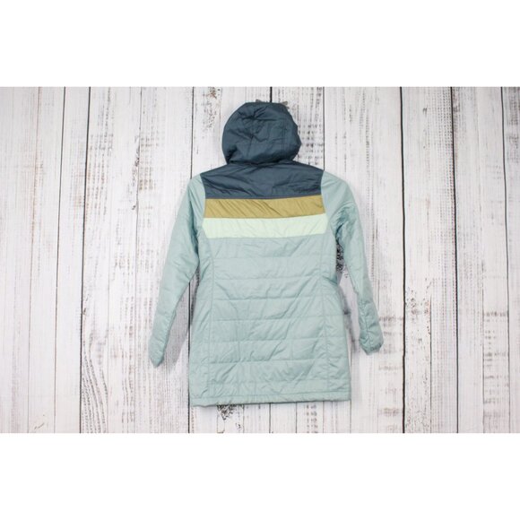 LL Bean Mountain Classic Puffer Coat Colorblock Blue Size XXS Pet - Picture 6 of 9